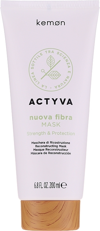 Weak & Damaged Hair Mask - Kemon Actyva Nuova Fibra Mask — photo N1