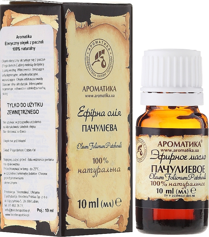 Essential Oil ‘Patchouli’ - Aromatika — photo N4