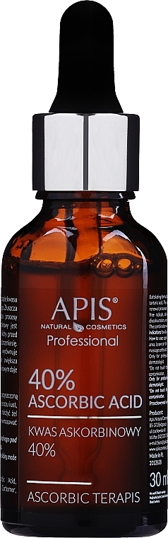 Ascorbic Acid 40% - APIS Professional Ascorbic TerApis Ascorbic Acid 40% — photo N3