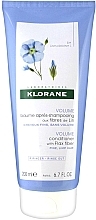 Hair Conditioner - Klorane Volume Conditioner With Flax Fiber — photo N3