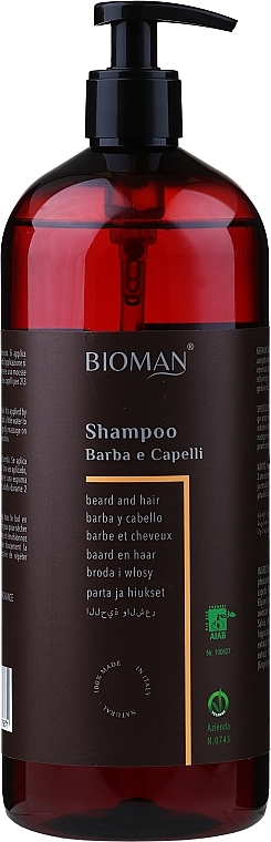 Oat Beard & Hair Shampoo - BioMAN Beard & Hair Shampoo — photo N2