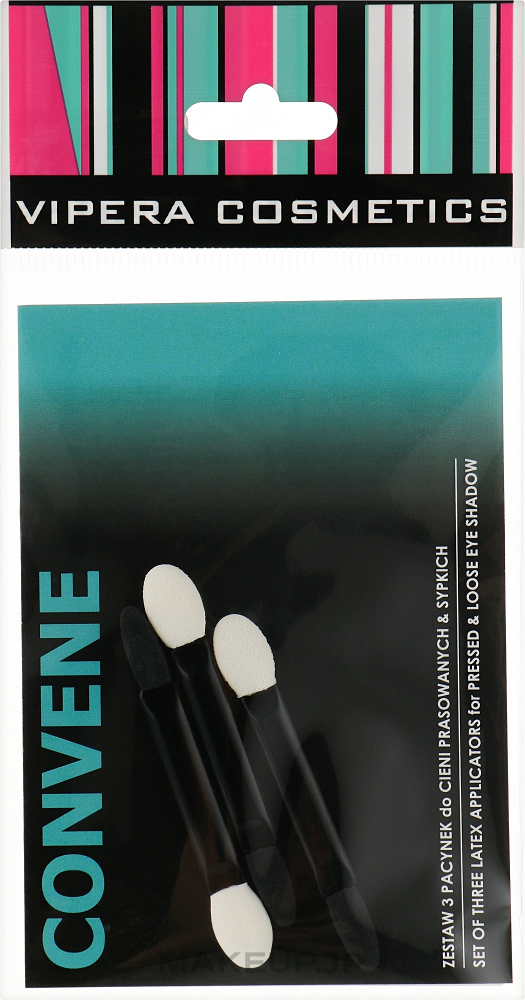 Eyeshadow Applicators Set - Vipera Convene Applicator — photo 3 szt.