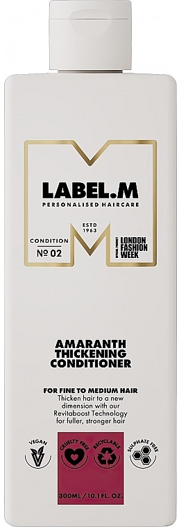 Hair Thickening Conditioner - Label.m Amaranth Thickening Conditioner — photo N1