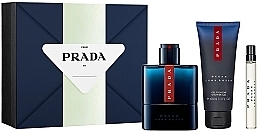 Fragrances, Perfumes, Cosmetics Prada Luna Rossa Ocean - Set (edt/100ml + sh/gel/100ml + edt/10ml)