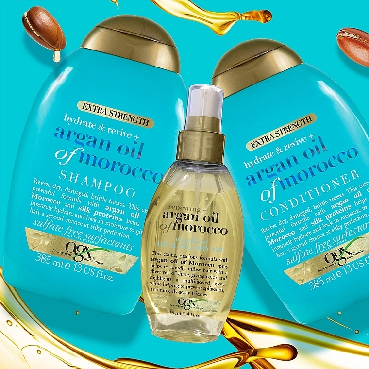 Argan Oil Hair Shampoo - OGX Argan Oil of Morocco Shampoo — photo N3