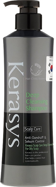 Refreshing Hair Shampoo "Scalp Treatment" - KeraSys Scalp Care Deep Cleansing Shampoo — photo N1