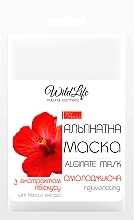 Fragrances, Perfumes, Cosmetics Rejuvenating Alginate Mask with Hibiscus Extract - WildLife