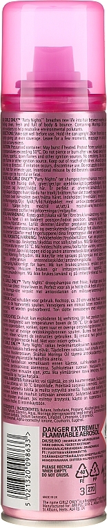 Hair Dry Shampoo with Fresh Fruit Scent - Girlz Only Hair Care Party Nights Dry Shampoo — photo N2