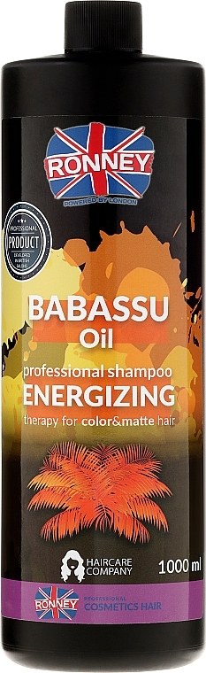 GIFT Babassu Oil Shampoo for Colored Hair - Ronney Professional Babassu Oil Energizing Shampoo — photo N2