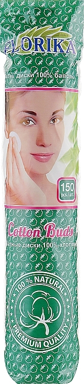 Cotton Pads, 150 pcs - Florika — photo N1