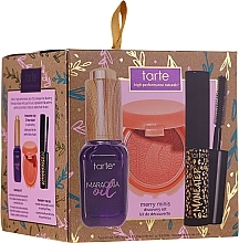 Fragrances, Perfumes, Cosmetics Set - Tarte Cosmetics Discovery Surprise Xmas Merry Minis Set (face/oil/7ml + mascara/4.5ml + blush/1g)