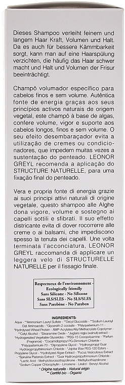 Volumizing Algae Shampoo - Leonor Greyl Bain Volumateur aux Algues — photo N3