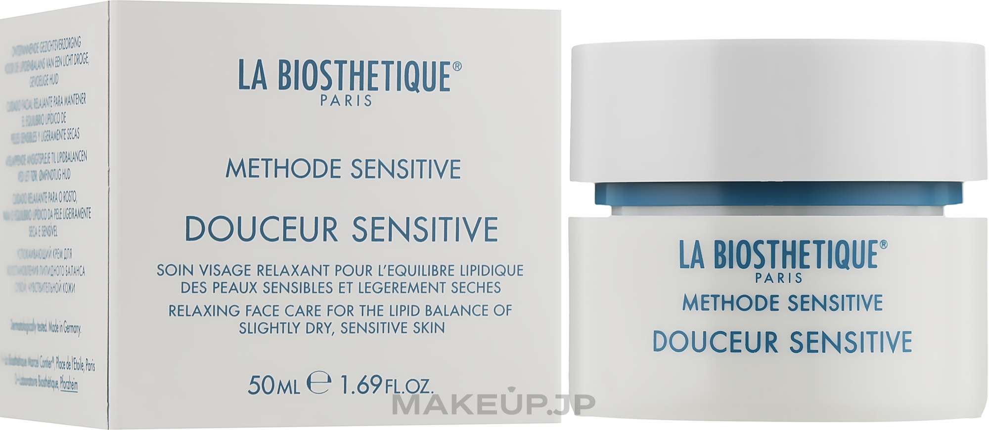 Relaxing Cream for Restoring the Lipid Balance of Dry, Sensitive Skin - La Biosthetique Douceur Sensitive Cream — photo 50 ml