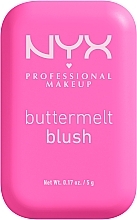 Fragrances, Perfumes, Cosmetics Powder Blush - NYX Professional Makeup Buttermelt High-Pigment Powder Blush