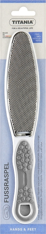 Double-Sided Foot File, grey - Titania — photo N1