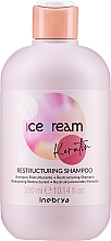 Repair Keratin Shampoo - Inebrya Ice Cream Keratin Restructuring Shampoo  — photo N1