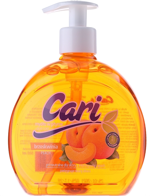 Liquid Soap "Peach" - Cari Peach Liquid Soap — photo N1