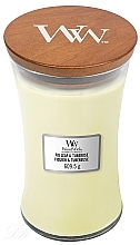 Fragrances, Perfumes, Cosmetics Scented Candle in Glass - WoodWick Hourglass Candle Fig Leaf and Tuberose