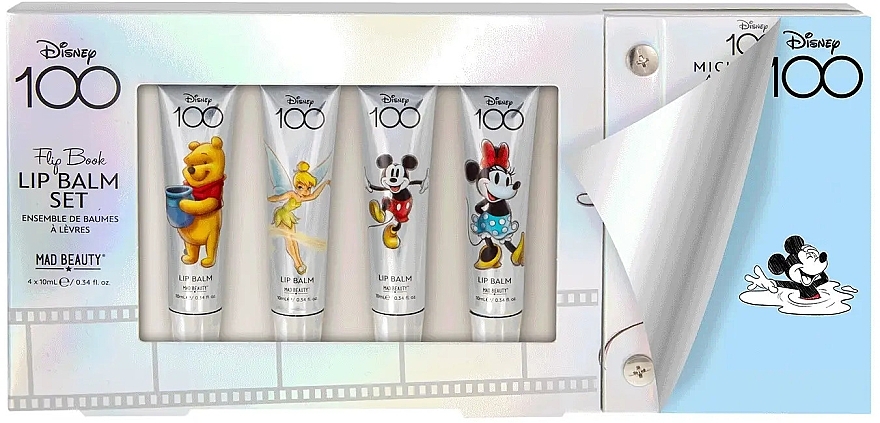 Lip Balm Set - Mad Beauty Disney 100 Mickey Mouse Lip Balm Set — photo N2