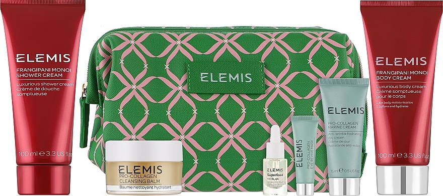 Set, 7 products - Elemis The Jetsetters Edit The Lux Face & Body Traveller — photo N2