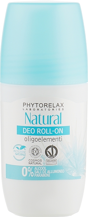 Roll-On Body Deodorant - Phytorelax Laboratories Natural Roll-On Deo with Oligoelements — photo N1