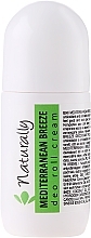 Fragrances, Perfumes, Cosmetics Natural Deodorant Cream - Naturally Mediterranean Breeze Deo Roll Cream