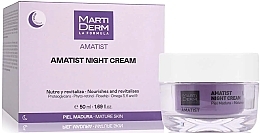 Night Face Cream - MartiDerm Amatist Nourishes And Revitalises Night Cream — photo N1