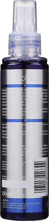 Hair Lotion Spray, blue - Joanna Ultra Color System Hair Rinse Spray Blue — photo N4