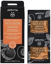 Fragrances, Perfumes, Cosmetics Apricot Face Scrub - Apivita Express Beauty Face Scrub Apricot