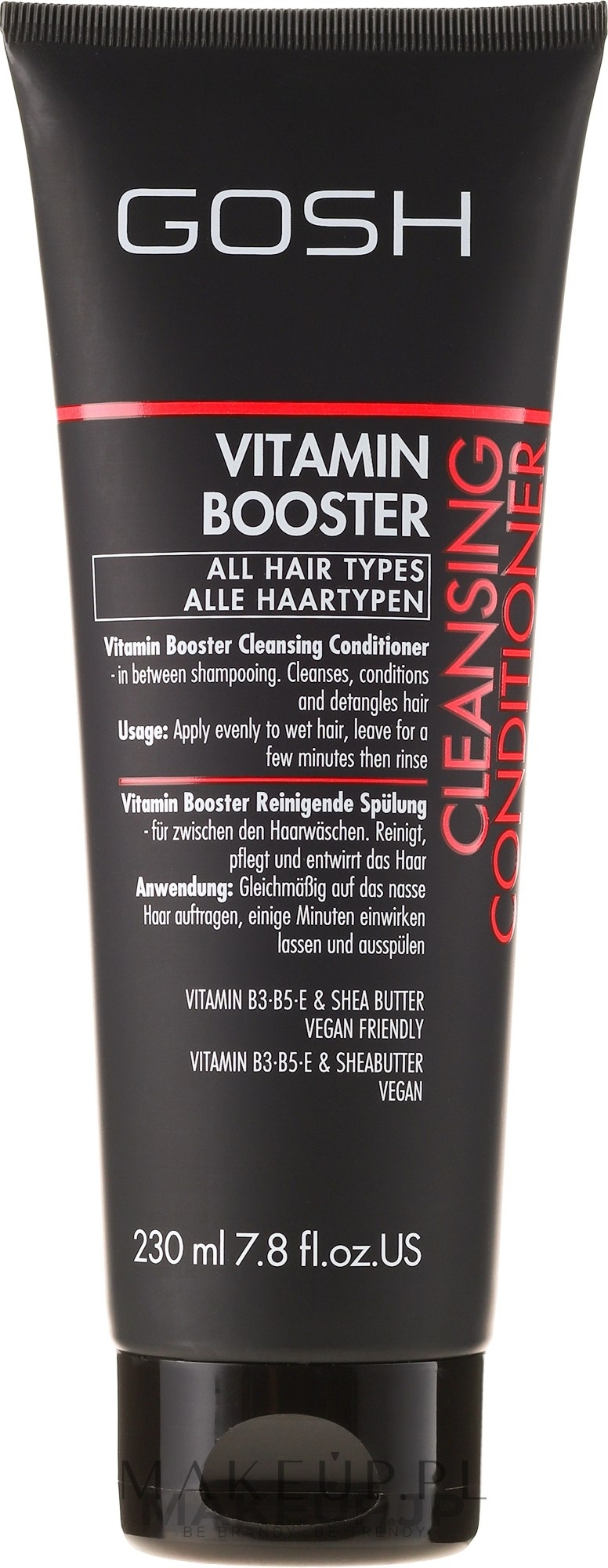 Cleansing Hair Conditioner - Gosh Vitamin Booster Cleansing Conditioner — photo 230 ml