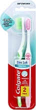 Fragrances, Perfumes, Cosmetics Set "Slim Soft", soft, pink + green - Colgate Toothbrush