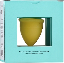 Fragrances, Perfumes, Cosmetics Menstrual Cup, model 1, yellow - Lunette Reusable Menstrual Cup Yellow Model 1