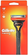 Fragrances, Perfumes, Cosmetics Razor with 1 Cartridge Refill - Gillette Fusion 5