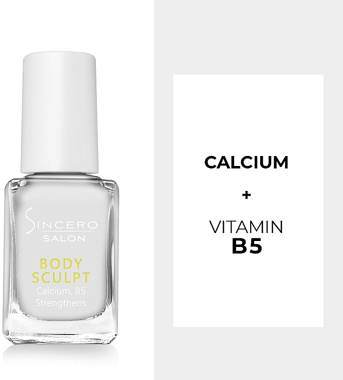 Calcium & Provitamin B5 Nail Gel - Sincero Salon Body Sculpt — photo N3