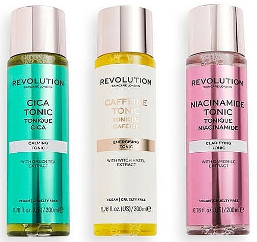 Set - Revolution Skincare Totally Tonics Collections (tonic/200ml x 3pcs) — photo N2
