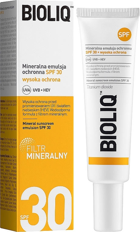 Protective Mineral Face & Body Emulsion - Bioliq Protective Mineral Emulsion SPF30 — photo N2