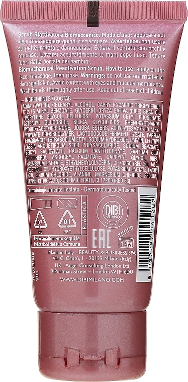 GIFT! Biomechanical Repairing Scrub - DIBI Milano Face Perfection Biomechanical Reactivation Scrub — photo N2