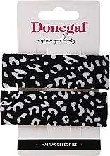 Fragrances, Perfumes, Cosmetics Hair Clip, black-white - Donegal