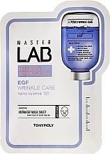 Face Mask - Tony Moly Master Lab Intensive Wrinkle Care EGF Face Mask Sheet — photo N1