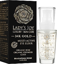 Eye Contour Elixir - Bulgarian Rose Lady's Joy Luxury 24K Gold Multi-Active Eye Elixir — photo N4