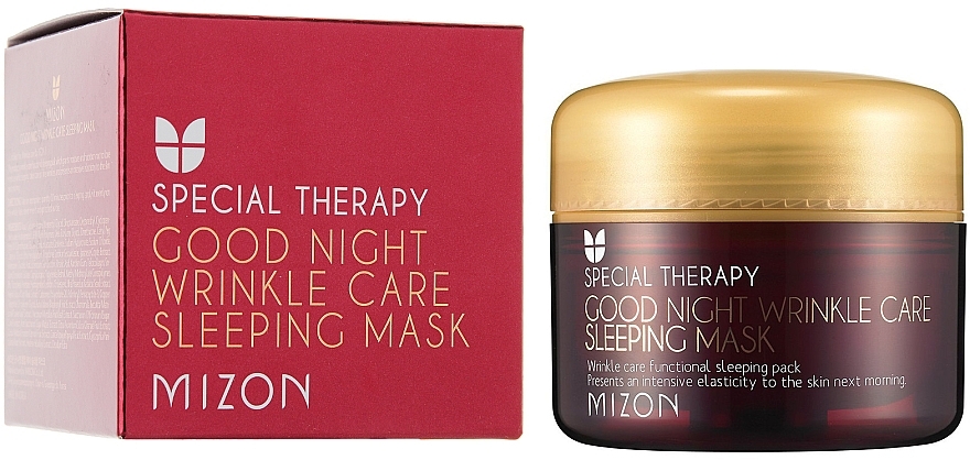 Nourishing Anti-Wrinkle Retinol Night Mask - Mizon Good Night Wrinkle Care Sleeping Mask — photo N1