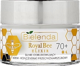 Fragrances, Perfumes, Cosmetics Repair Anti-Wrinkle Concentrate Cream - Bielenda Royal Bee Elixir 70+ Cream Concentrate