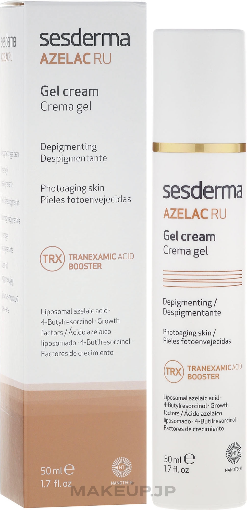 Depigmenting Facial Cream Gel - SesDerma Laboratories Azelac Ru Gel Cream — photo 50 ml