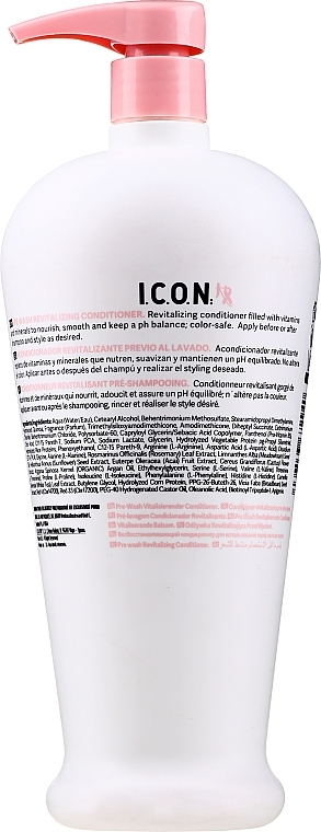 Repair Hair Conditioner - I.C.O.N. Cure by Chiara Revitalize Conditioner — photo N4