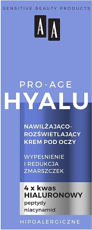 Hydrating & Brightening Eye Cream - AA Hyalu Pro-Age Eye Cream — photo N1