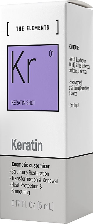 Pure Keratin Treatment - Pharma Group Laboratories The Elements Keratin Shot — photo N2