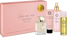 Fragrances, Perfumes, Cosmetics Armaf Club De Nuit - Set (edp/105ml + b/spray/50ml + b/lot/100ml + b/mist/250ml)