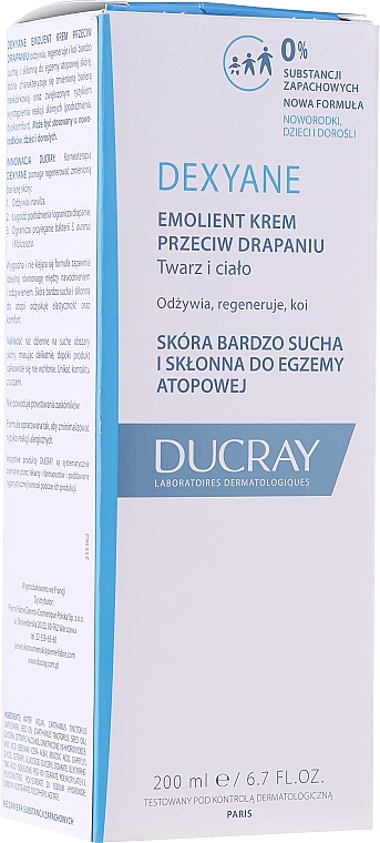 Extra Dry and Atopic Skin Cream - Ducray Dexyane Creme Emolliente Anti-Grattage — photo N5