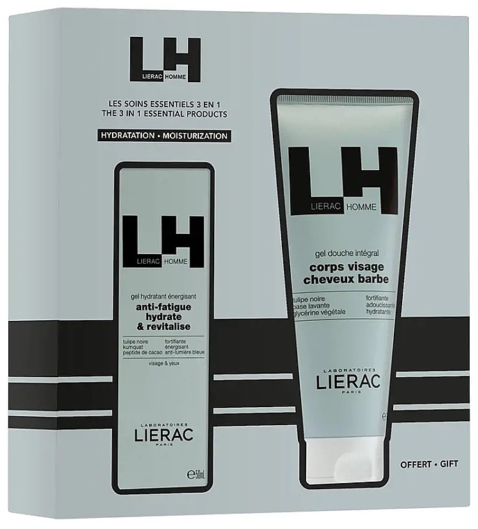 Set - Lierac Homme (f/gel/50ml + sh gel/200ml) — photo N1