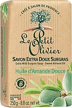 Extra Mild Soap with Sweet Almond Oil - Le Petit Olivier Vegetal Oils Soap Sweet Almond Oil — photo N2